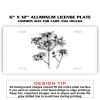 6 X 12 Full Size Aluminum License Plate for Cars and Trucks  Thumbnail