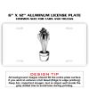 6 X 12 Full Size Aluminum License Plate for Cars and Trucks  Thumbnail