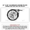 6 X 12 Full Size Aluminum License Plate for Cars and Trucks  Thumbnail