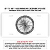 6 X 12 Full Size Aluminum License Plate for Cars and Trucks  Thumbnail