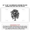 6 X 12 Full Size Aluminum License Plate for Cars and Trucks  Thumbnail