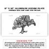 6 X 12 Full Size Aluminum License Plate for Cars and Trucks  Thumbnail