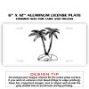 6 X 12 Full Size Aluminum License Plate for Cars and Trucks  Thumbnail