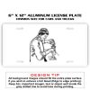 6 X 12 Full Size Aluminum License Plate for Cars and Trucks  Thumbnail