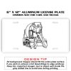 6 X 12 Full Size Aluminum License Plate for Cars and Trucks  Thumbnail