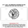 6 X 12 Full Size Aluminum License Plate for Cars and Trucks  Thumbnail