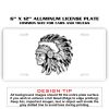 6 X 12 Full Size Aluminum License Plate for Cars and Trucks  Thumbnail