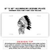 6 X 12 Full Size Aluminum License Plate for Cars and Trucks  Thumbnail