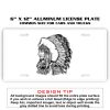 6 X 12 Full Size Aluminum License Plate for Cars and Trucks  Thumbnail