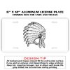 6 X 12 Full Size Aluminum License Plate for Cars and Trucks  Thumbnail