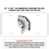 6 X 12 Full Size Aluminum License Plate for Cars and Trucks  Thumbnail