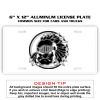 6 X 12 Full Size Aluminum License Plate for Cars and Trucks  Thumbnail