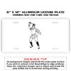 6 X 12 Full Size Aluminum License Plate for Cars and Trucks  Thumbnail
