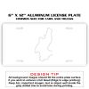 6 X 12 Full Size Aluminum License Plate for Cars and Trucks  Thumbnail