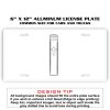 6 X 12 Full Size Aluminum License Plate for Cars and Trucks  Thumbnail