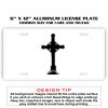 6 X 12 Full Size Aluminum License Plate for Cars and Trucks  Thumbnail