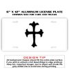 6 X 12 Full Size Aluminum License Plate for Cars and Trucks  Thumbnail