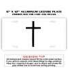 6 X 12 Full Size Aluminum License Plate for Cars and Trucks  Thumbnail