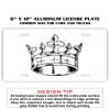 6 X 12 Full Size Aluminum License Plate for Cars and Trucks  Thumbnail
