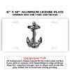 6 X 12 Full Size Aluminum License Plate for Cars and Trucks  Thumbnail