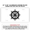 6 X 12 Full Size Aluminum License Plate for Cars and Trucks  Thumbnail