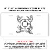 6 X 12 Full Size Aluminum License Plate for Cars and Trucks  Thumbnail