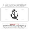 6 X 12 Full Size Aluminum License Plate for Cars and Trucks  Thumbnail