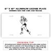 6 X 12 Full Size Aluminum License Plate for Cars and Trucks  Thumbnail
