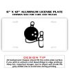 6 X 12 Full Size Aluminum License Plate for Cars and Trucks  Thumbnail