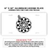6 X 12 Full Size Aluminum License Plate for Cars and Trucks  Thumbnail