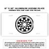 6 X 12 Full Size Aluminum License Plate for Cars and Trucks  Thumbnail