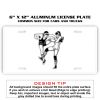 6 X 12 Full Size Aluminum License Plate for Cars and Trucks  Thumbnail