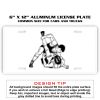 6 X 12 Full Size Aluminum License Plate for Cars and Trucks  Thumbnail