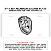6 X 12 Full Size Aluminum License Plate for Cars and Trucks  Thumbnail
