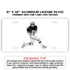 6 X 12 Full Size Aluminum License Plate for Cars and Trucks  Thumbnail