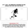 6 X 12 Full Size Aluminum License Plate for Cars and Trucks  Thumbnail