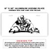 6 X 12 Full Size Aluminum License Plate for Cars and Trucks  Thumbnail