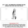 6 X 12 Full Size Aluminum License Plate for Cars and Trucks  Thumbnail