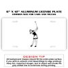 6 X 12 Full Size Aluminum License Plate for Cars and Trucks  Thumbnail
