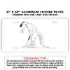6 X 12 Full Size Aluminum License Plate for Cars and Trucks  Thumbnail