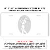 6 X 12 Full Size Aluminum License Plate for Cars and Trucks  Thumbnail