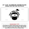 6 X 12 Full Size Aluminum License Plate for Cars and Trucks  Thumbnail