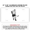 6 X 12 Full Size Aluminum License Plate for Cars and Trucks  Thumbnail