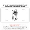 6 X 12 Full Size Aluminum License Plate for Cars and Trucks  Thumbnail