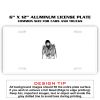6 X 12 Full Size Aluminum License Plate for Cars and Trucks  Thumbnail