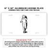 6 X 12 Full Size Aluminum License Plate for Cars and Trucks  Thumbnail