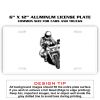 6 X 12 Full Size Aluminum License Plate for Cars and Trucks  Thumbnail