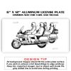 6 X 12 Full Size Aluminum License Plate for Cars and Trucks  Thumbnail