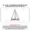 6 X 12 Full Size Aluminum License Plate for Cars and Trucks  Thumbnail
