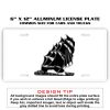 6 X 12 Full Size Aluminum License Plate for Cars and Trucks  Thumbnail